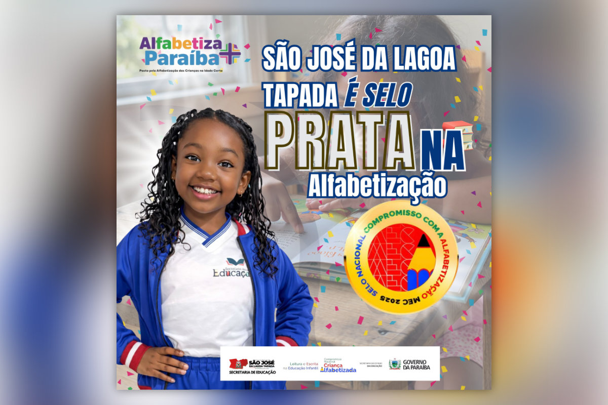 São José da Lagoa Tapada conquista Selo Prata no Compromisso Nacional Criança Alfabetizada